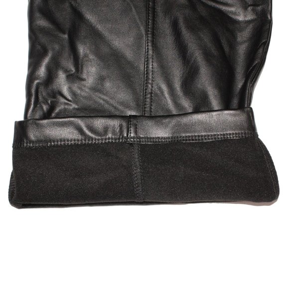 Joie Pants Sz M Womens Faux Leather High Rise Belted Waist Ankle Tummy Control - Picture 6 of 7